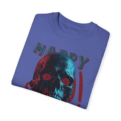 US Cotton Halloween T-shirt skull