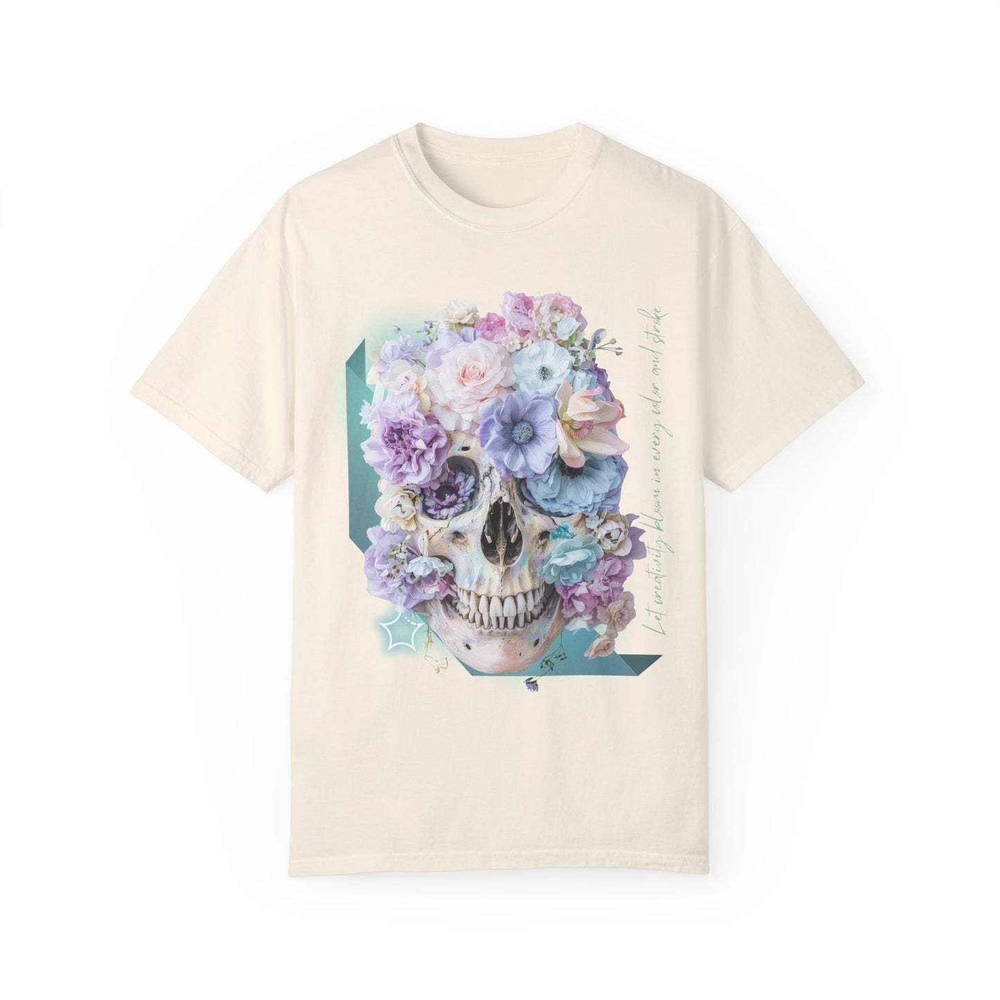 ARTISAN Cotton T-shirt flowers