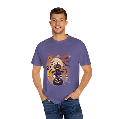 US Cotton Halloween T-shirt monster