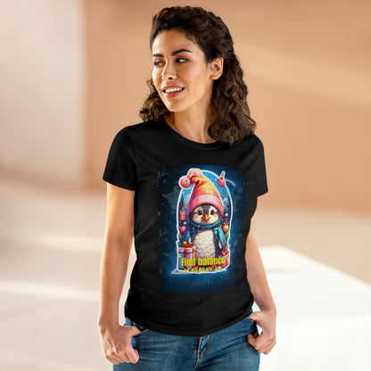 Women's Midweight Cotton Tee penguin