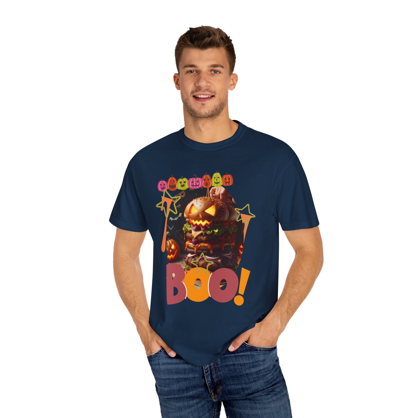 US Cotton Halloween T-shirt boo!