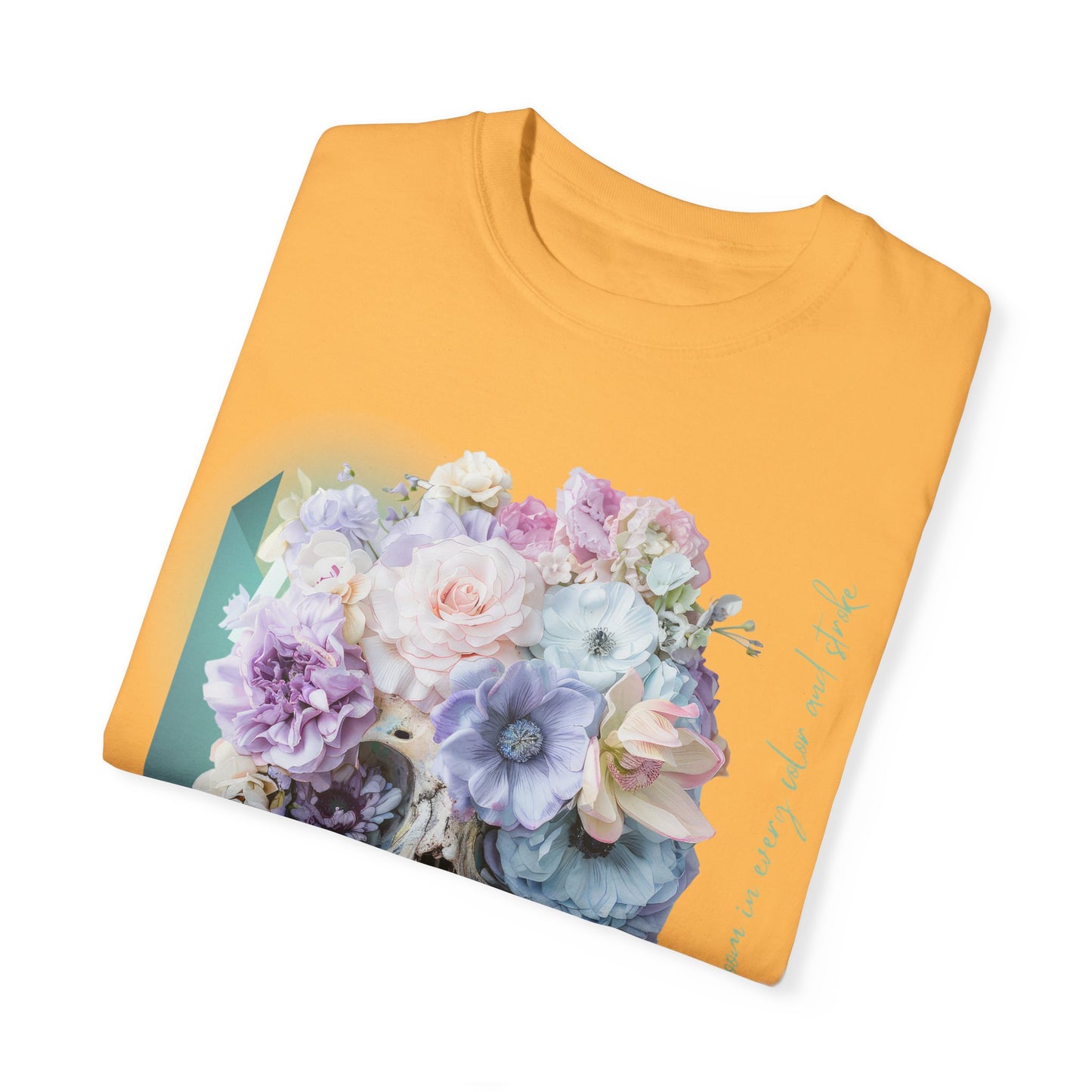 ARTISAN Cotton T-shirt flowers