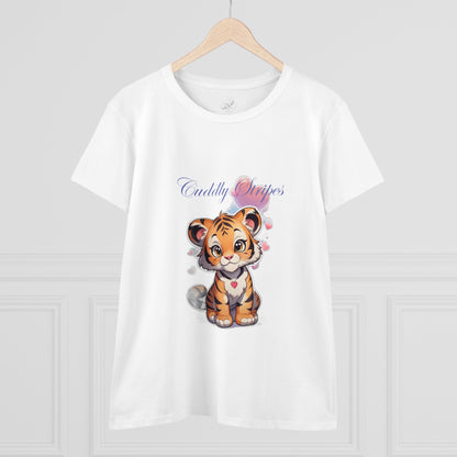 Women's Midweight Cotton Tee cub design