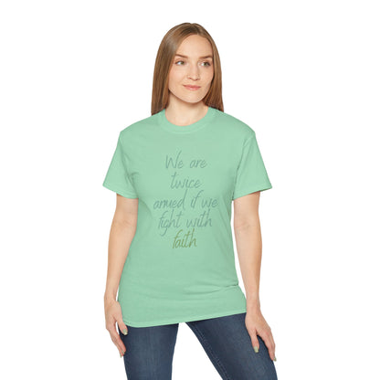 QT Cotton T-shirt faith