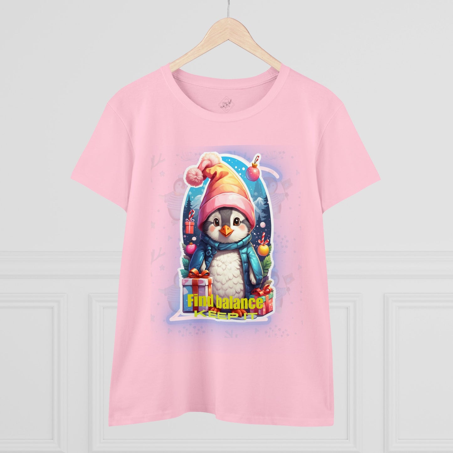 Women's Midweight Cotton Tee penguin