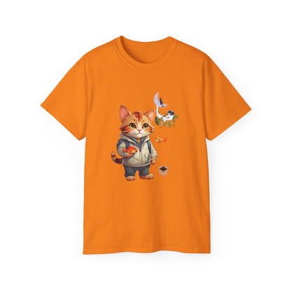 Women's Cotton T-shirt kitten