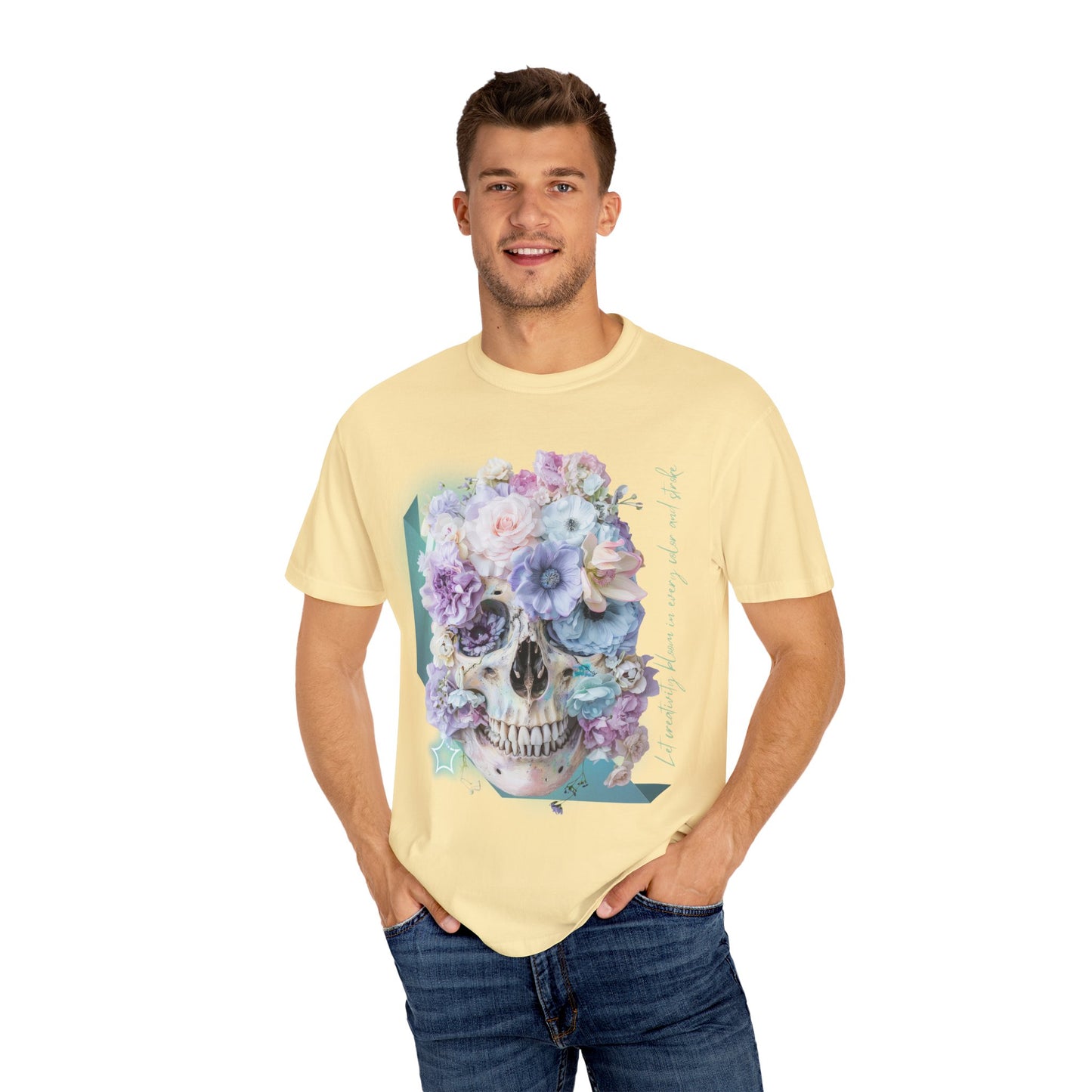 ARTISAN Cotton T-shirt flowers