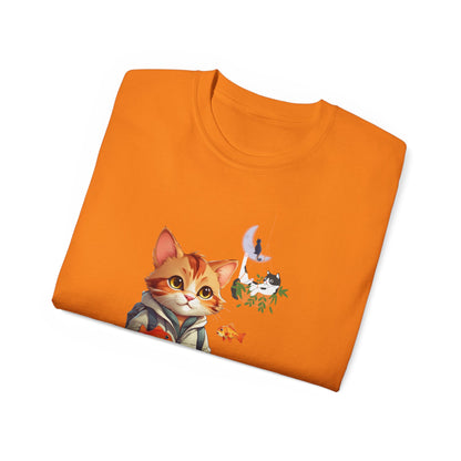 Women's Cotton T-shirt kitten