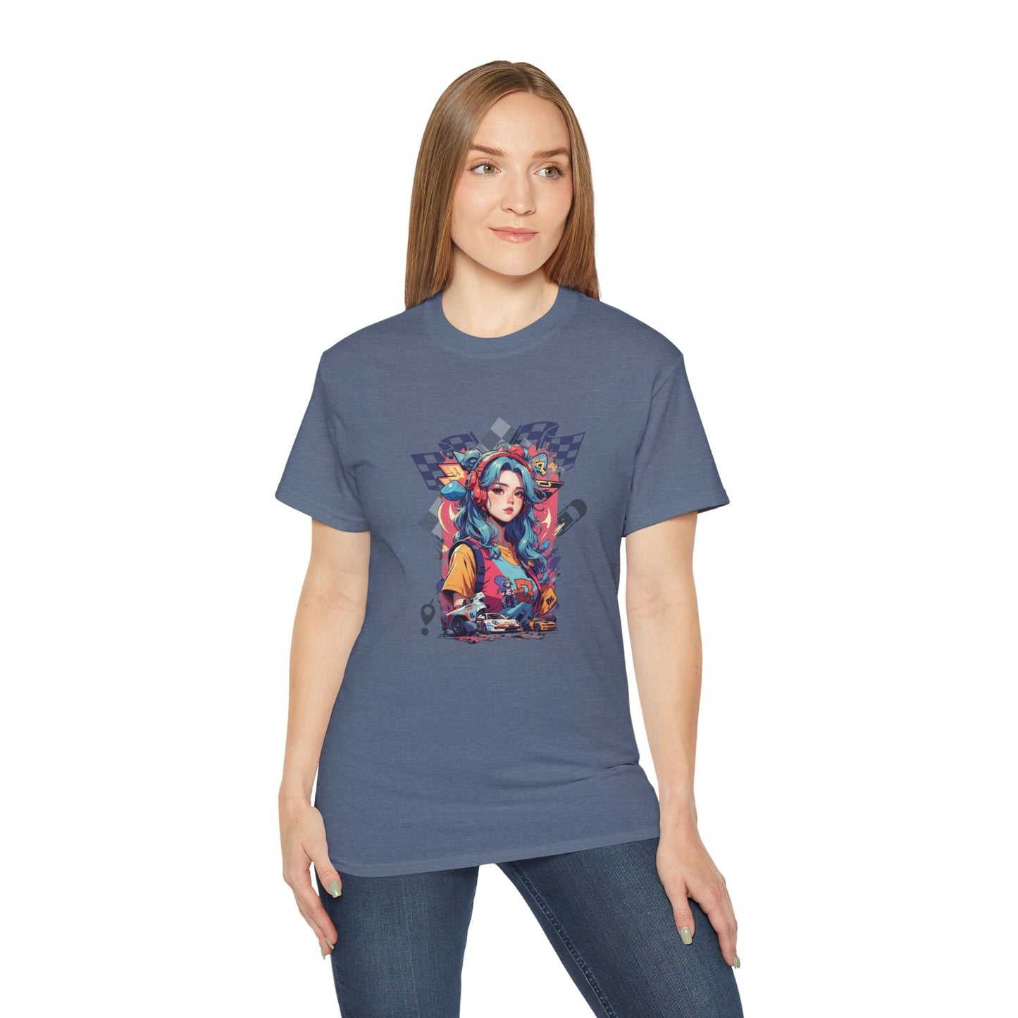 Women's Cotton T-shirt racing