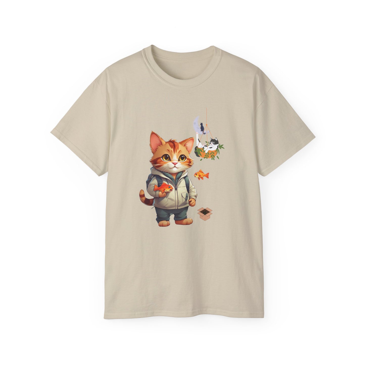 Women's Cotton T-shirt kitten