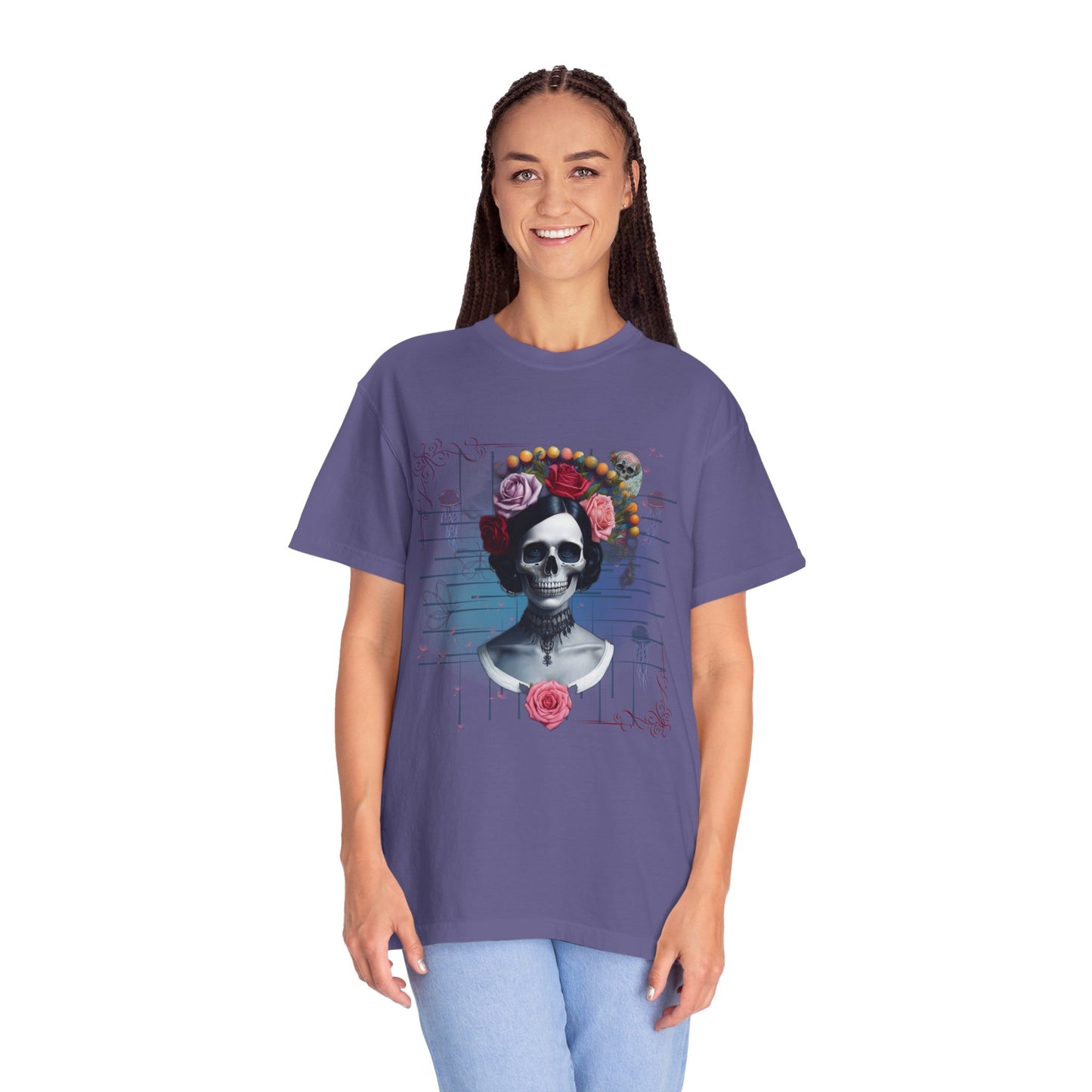 ARTISAN Cotton T-shirt brided skull