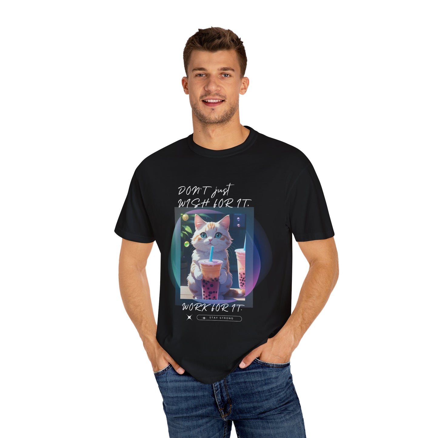 ARTISAN Cotton T-shirt cat design