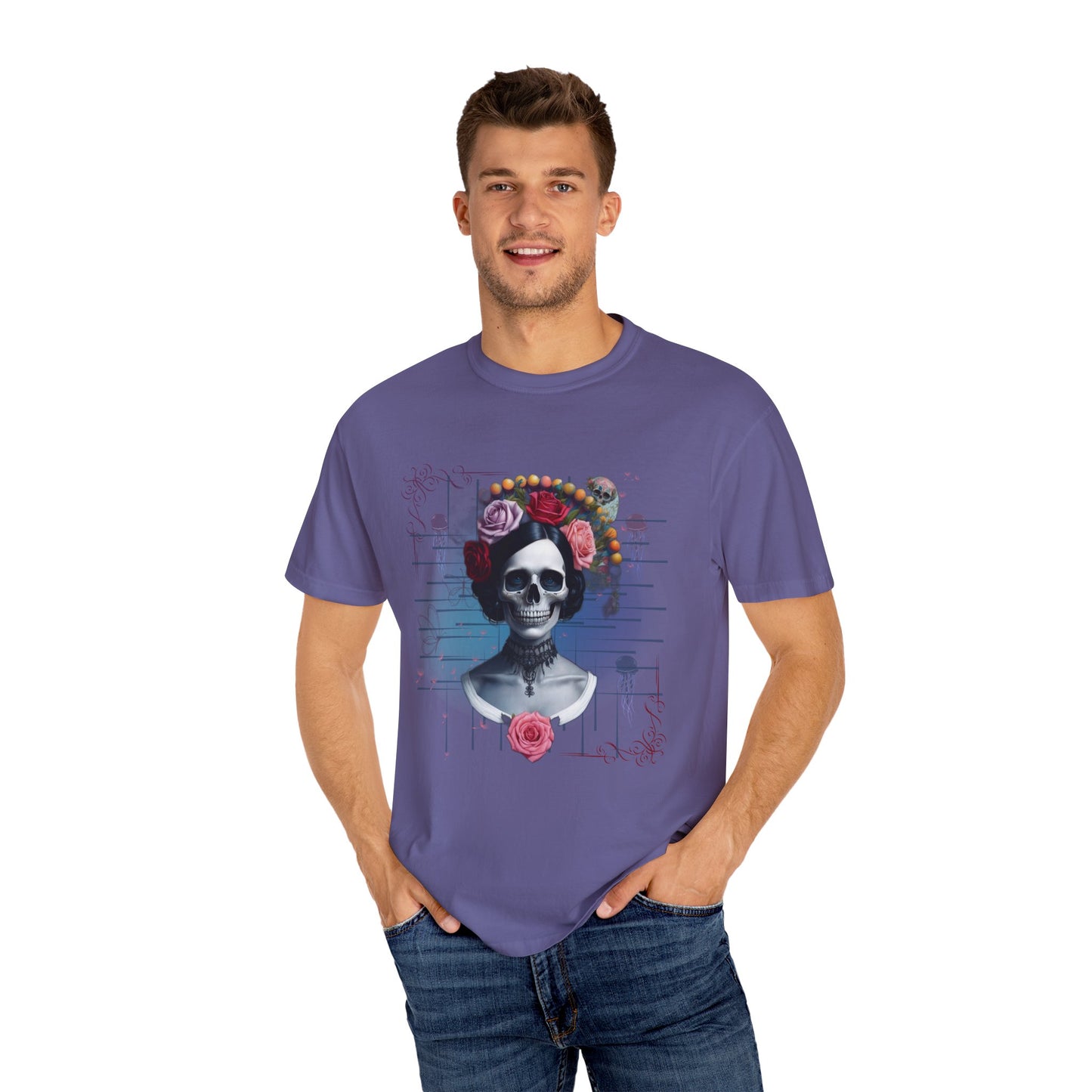 ARTISAN Cotton T-shirt brided skull