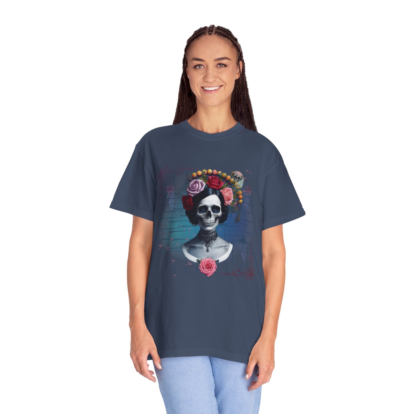 ARTISAN Cotton T-shirt brided skull