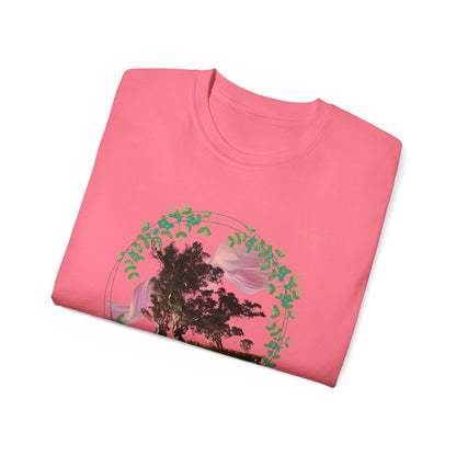 Women's Cotton T-shirt flowers