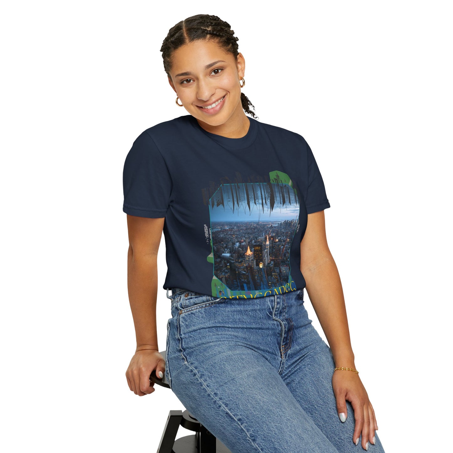 ARTISAN Cotton T-shirt cityscapes [Color Variants]