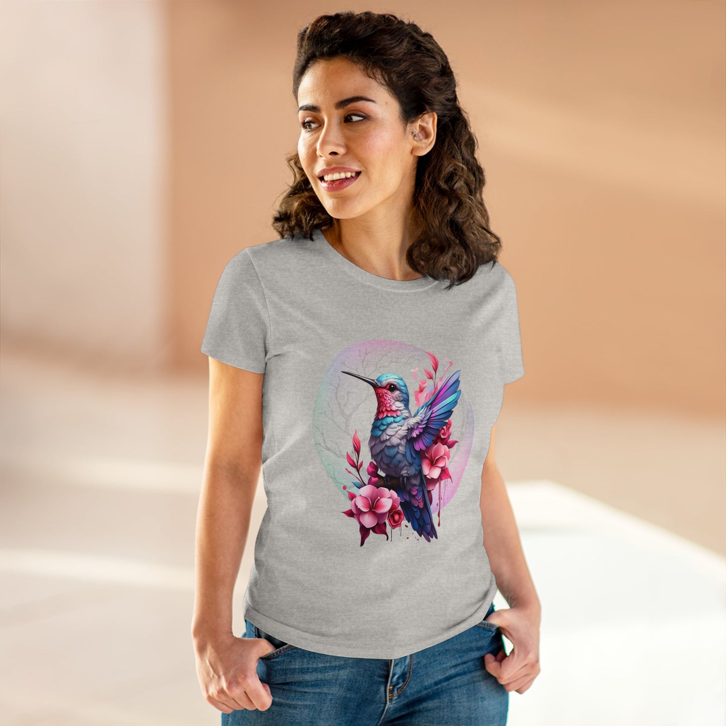 Women's Midweight Cotton Tee sparrow