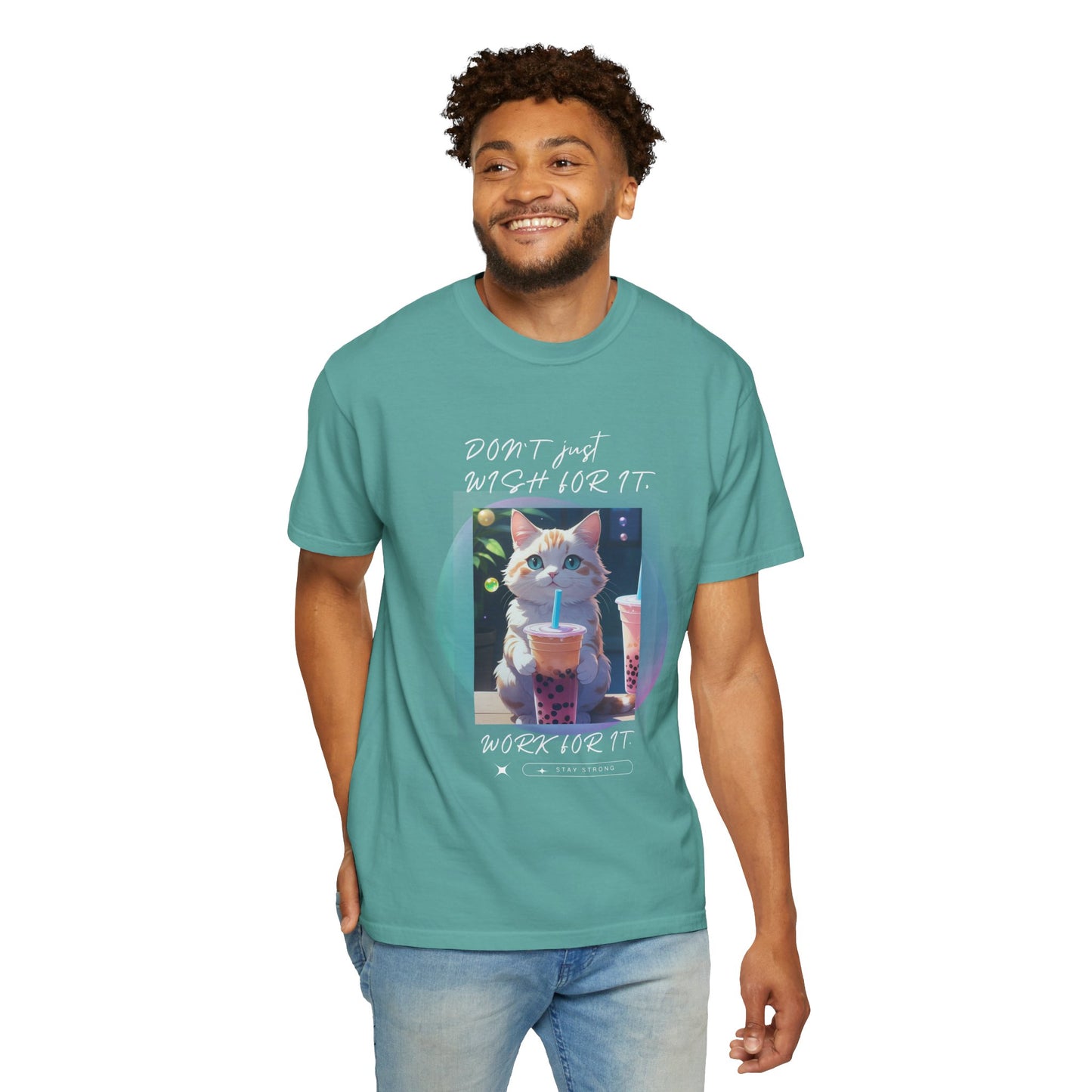 ARTISAN Cotton T-shirt cat design