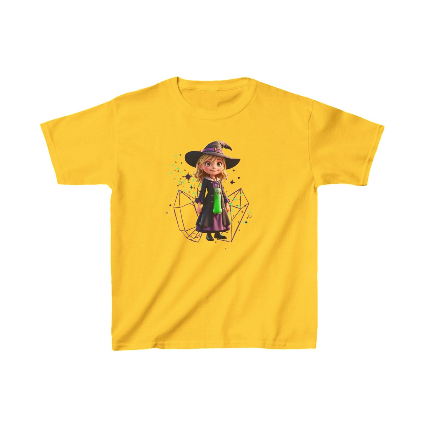 Kids Cotton T-Shirt witch