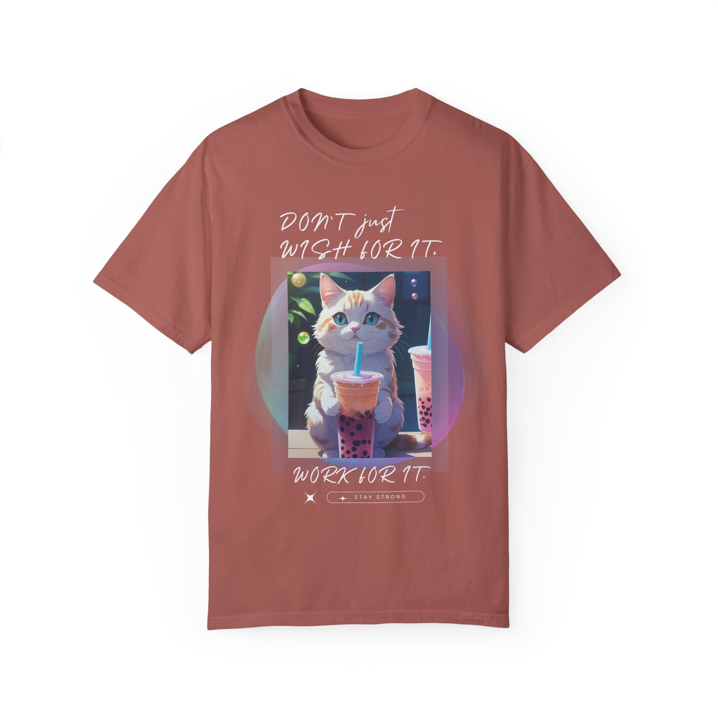 ARTISAN Cotton T-shirt cat design [Color Variants]