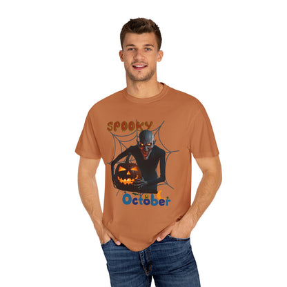 US Cotton Halloween T-shirt spooky