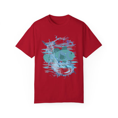 ARTISAN Cotton T-shirt waterfish