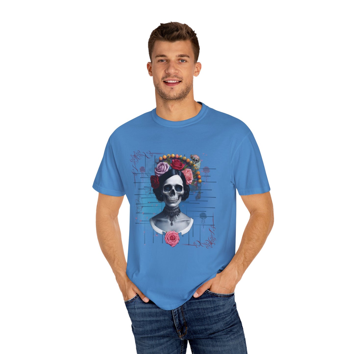 ARTISAN Cotton T-shirt brided skull