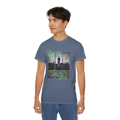 Cotton t-shirt with castle