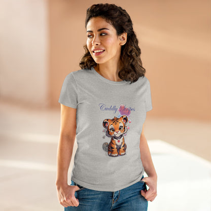 Women's Midweight Cotton Tee cub design