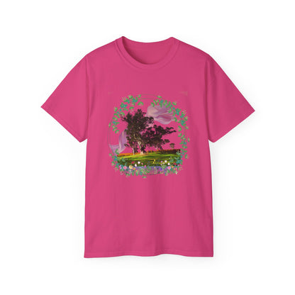 Women's Cotton T-shirt flowers