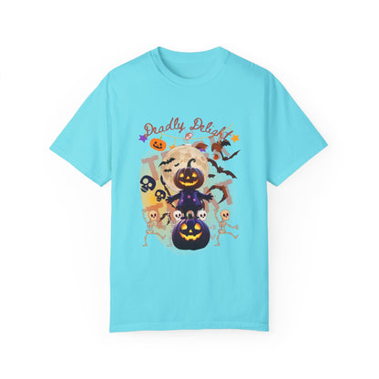 US Cotton Halloween T-shirt monster