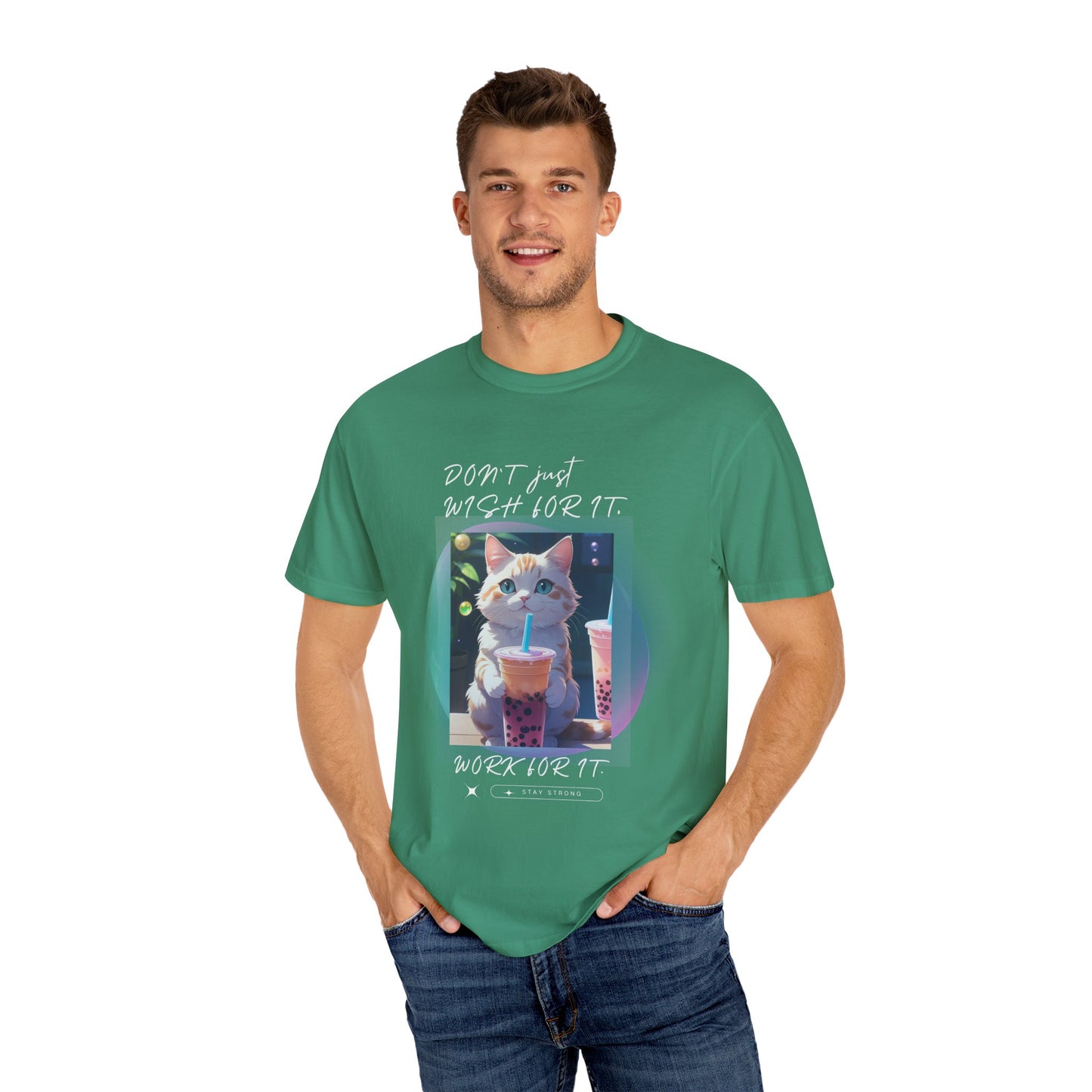 ARTISAN Cotton T-shirt cat design