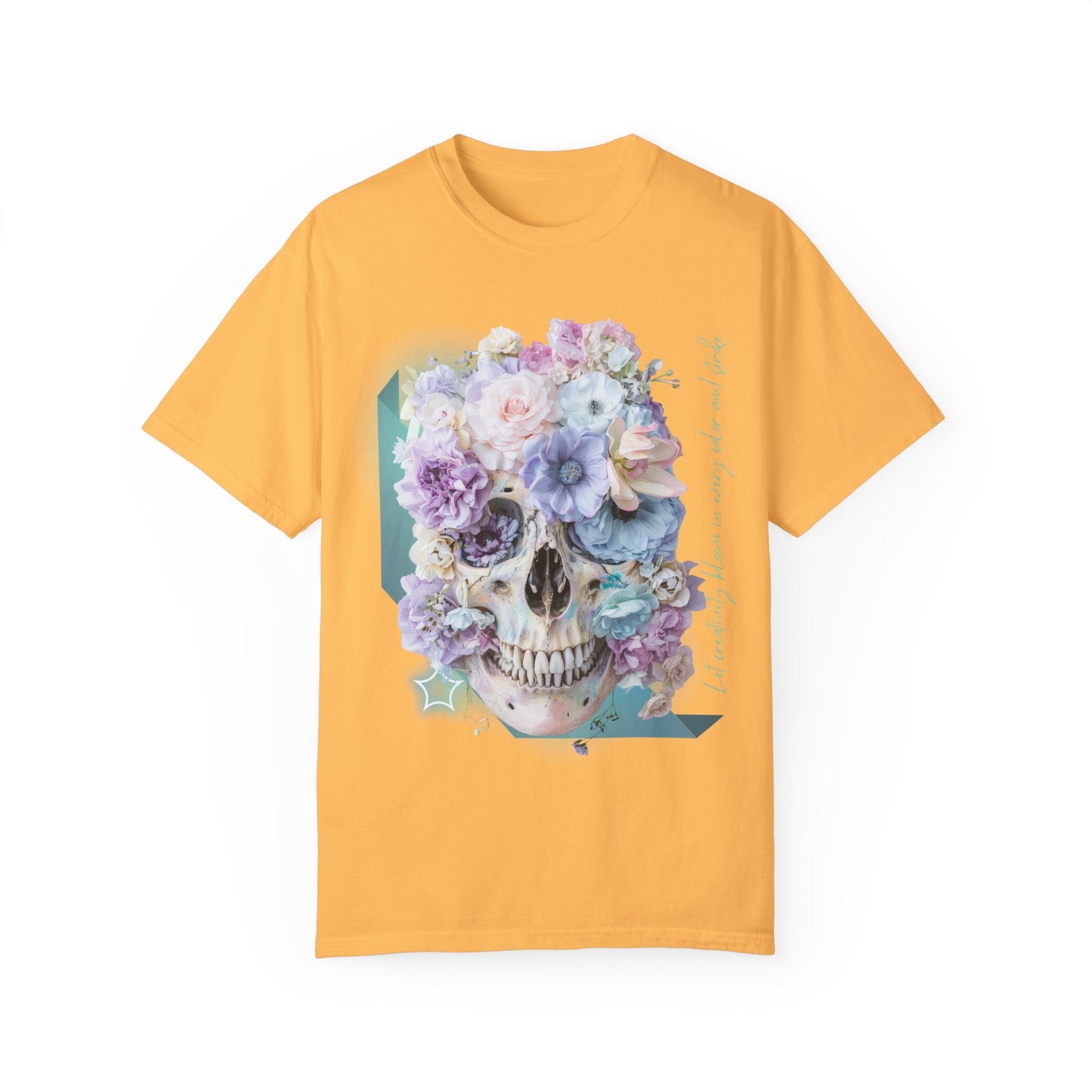 ARTISAN Cotton T-shirt flowers