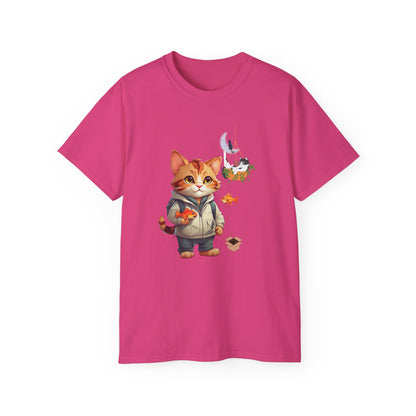 Women's Cotton T-shirt kitten