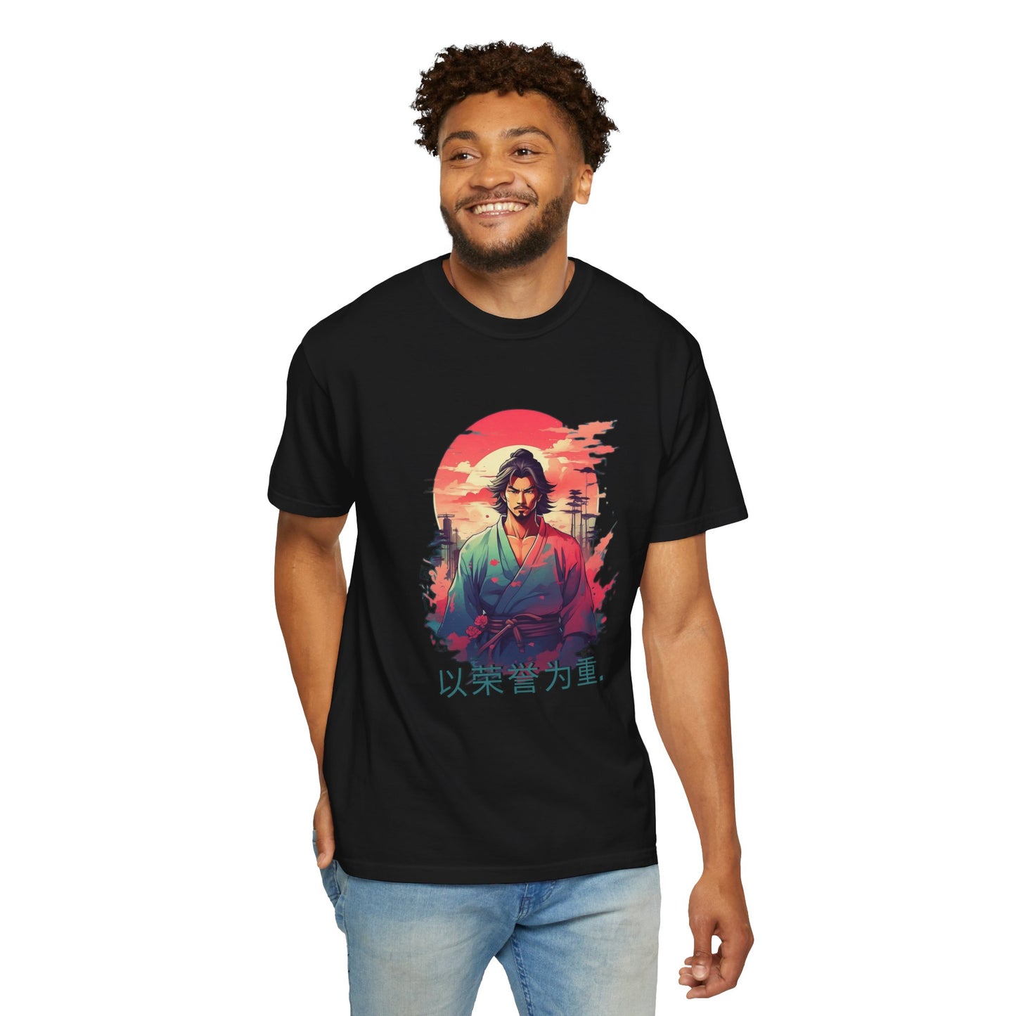 ARTISAN Cotton T-shirt samurai