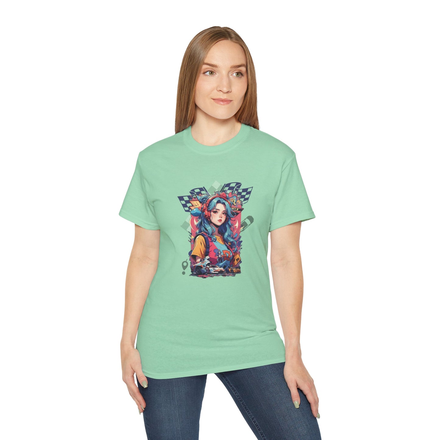 Women's Cotton T-shirt racing