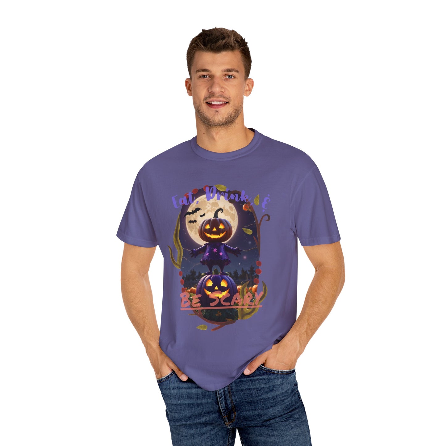 US Cotton Halloween T-shirt be scary