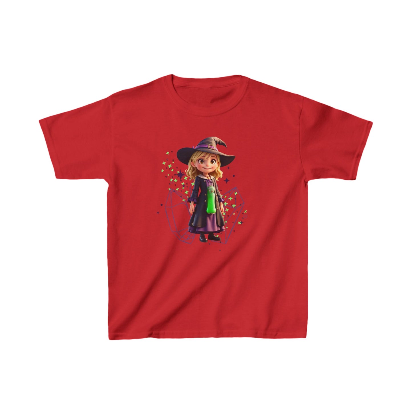 Kids Cotton T-Shirt witch