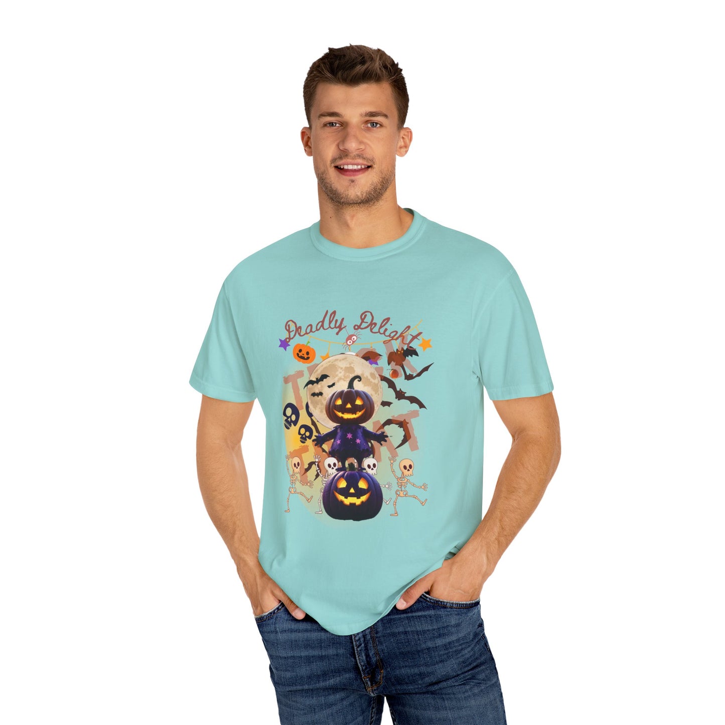 US Cotton Halloween T-shirt monster