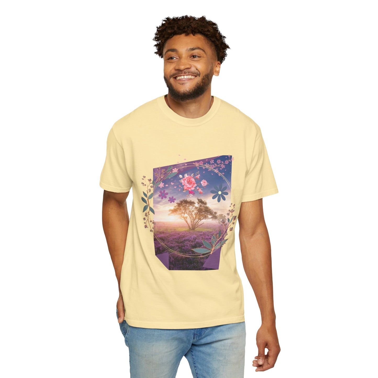 ARTISAN Cotton T-shirt sunrise