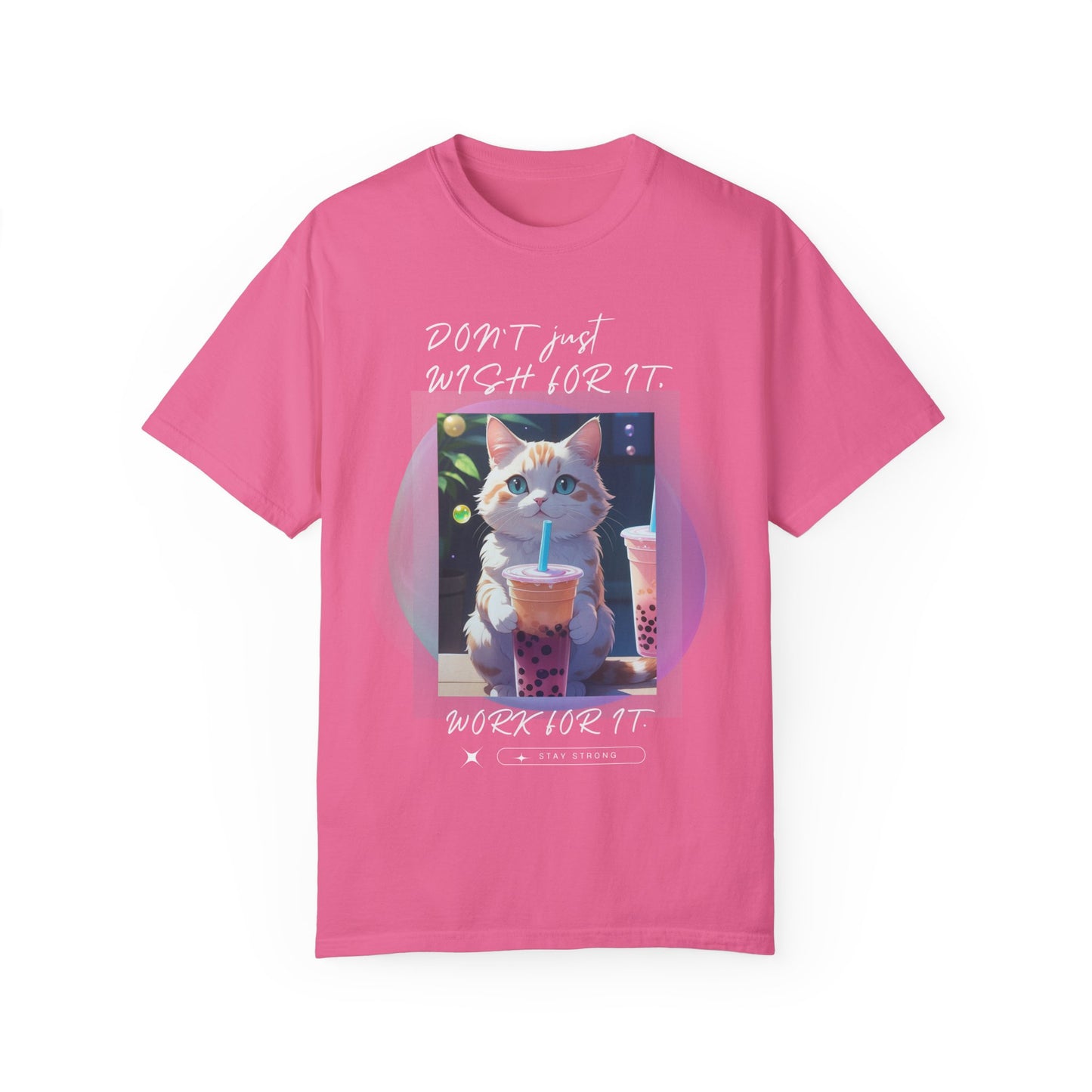 ARTISAN Cotton T-shirt cat design [Color Variants]