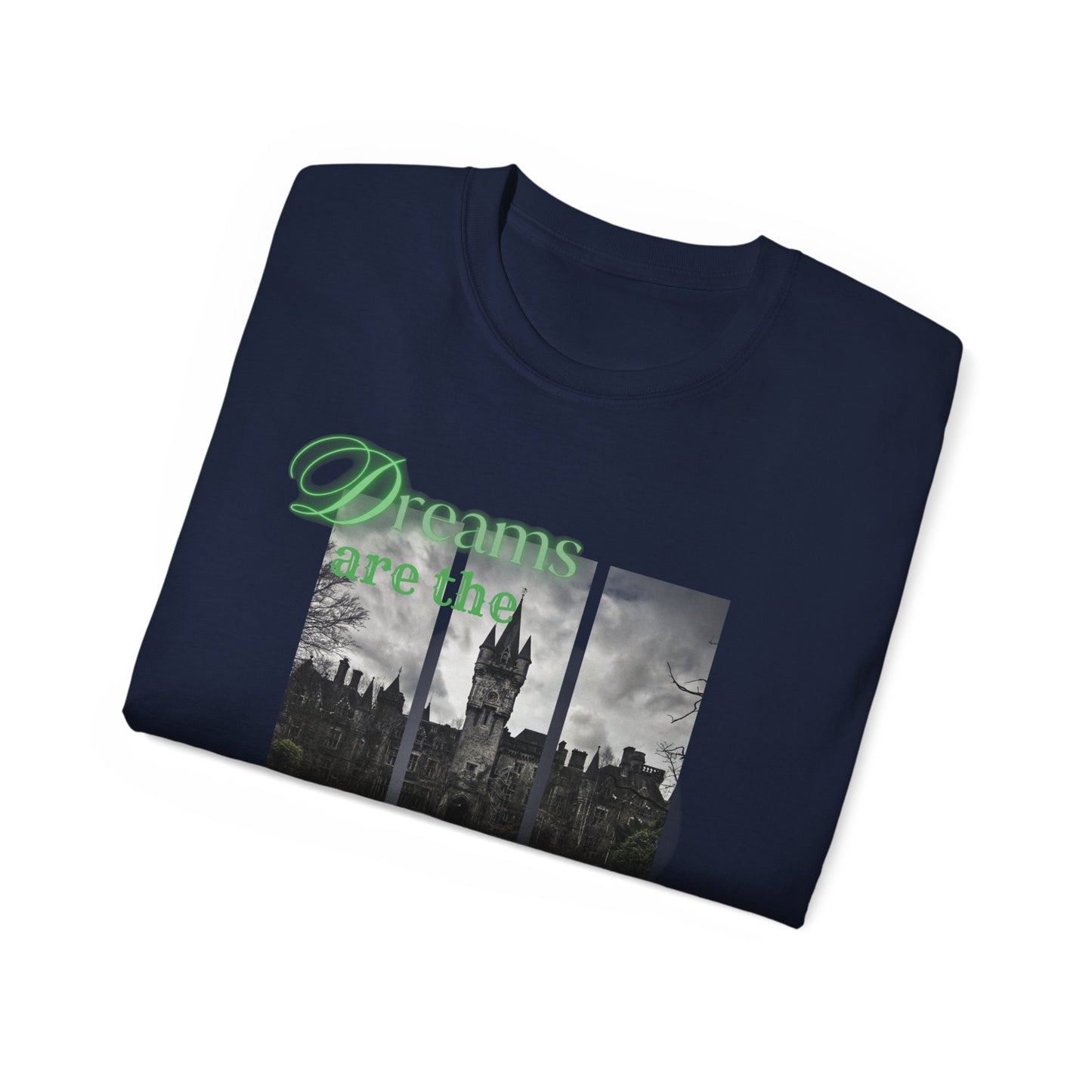 Cotton t-shirt with castle