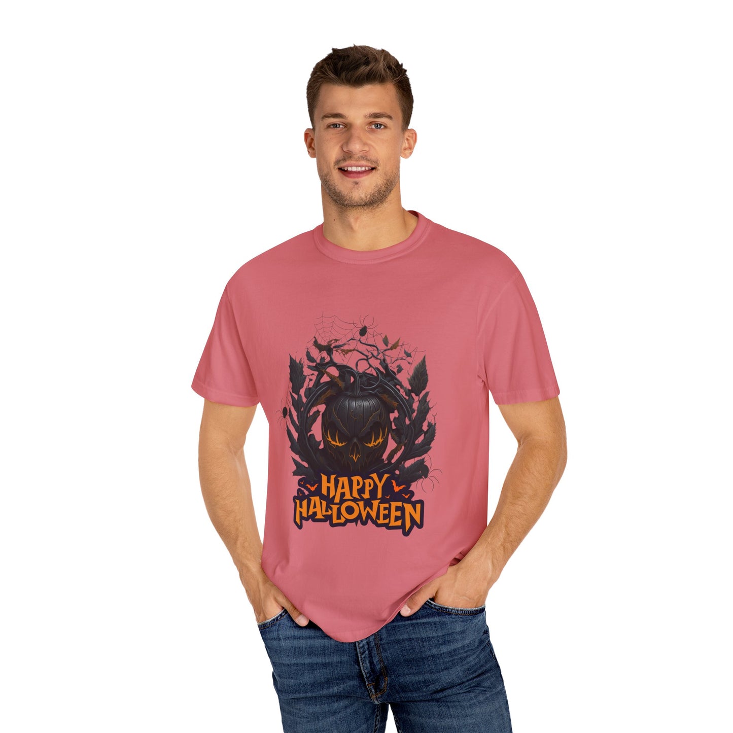 US Cotton Halloween T-shirt ghostly