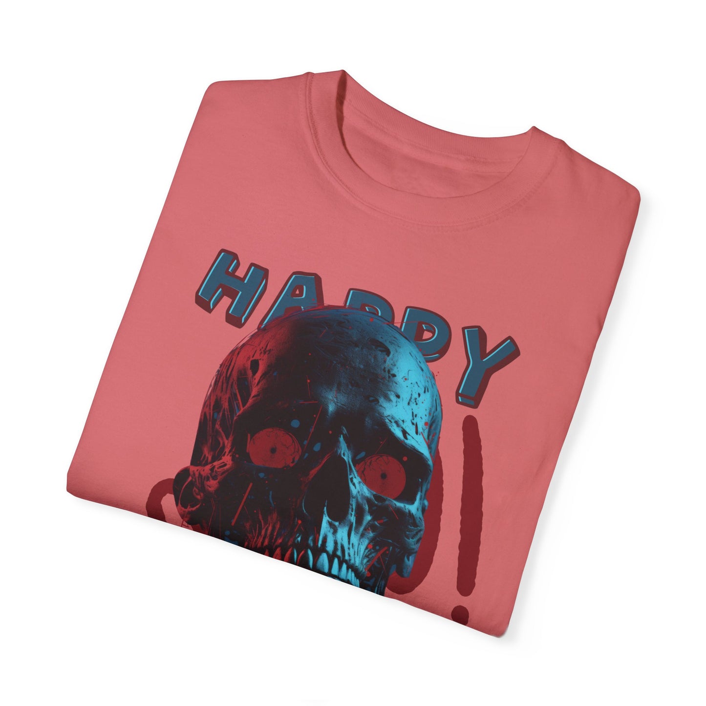 US Cotton Halloween T-shirt skull