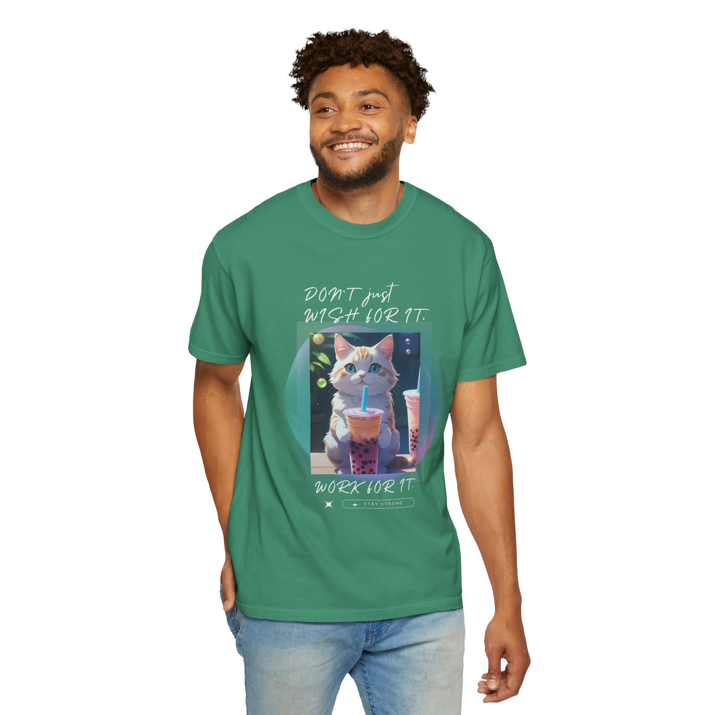 ARTISAN Cotton T-shirt cat design