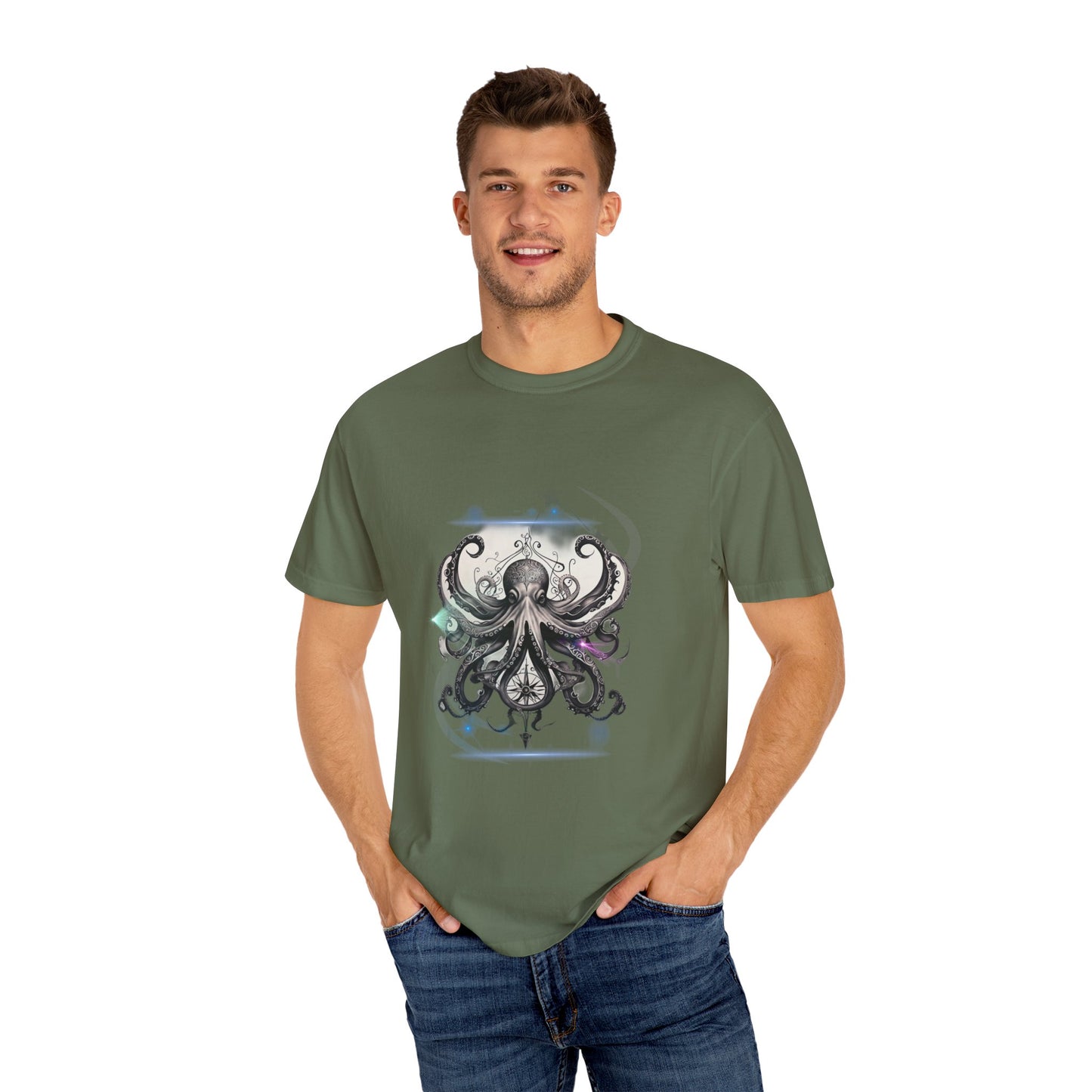 ARTISAN Cotton T-shirt octopus