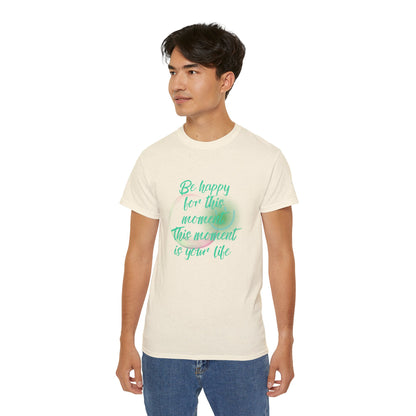 QT Cotton T-shirt be happy