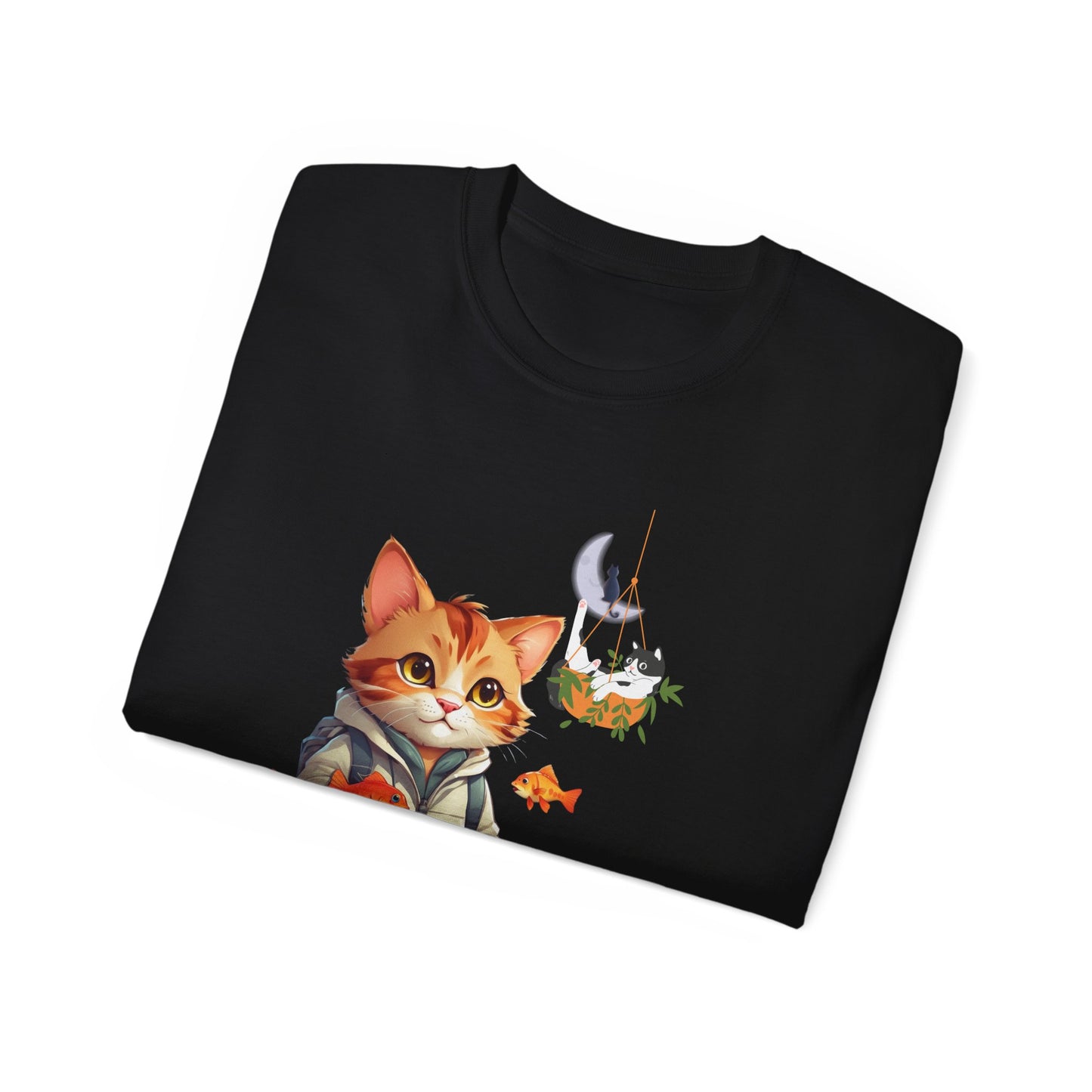 Women's Cotton T-shirt kitten