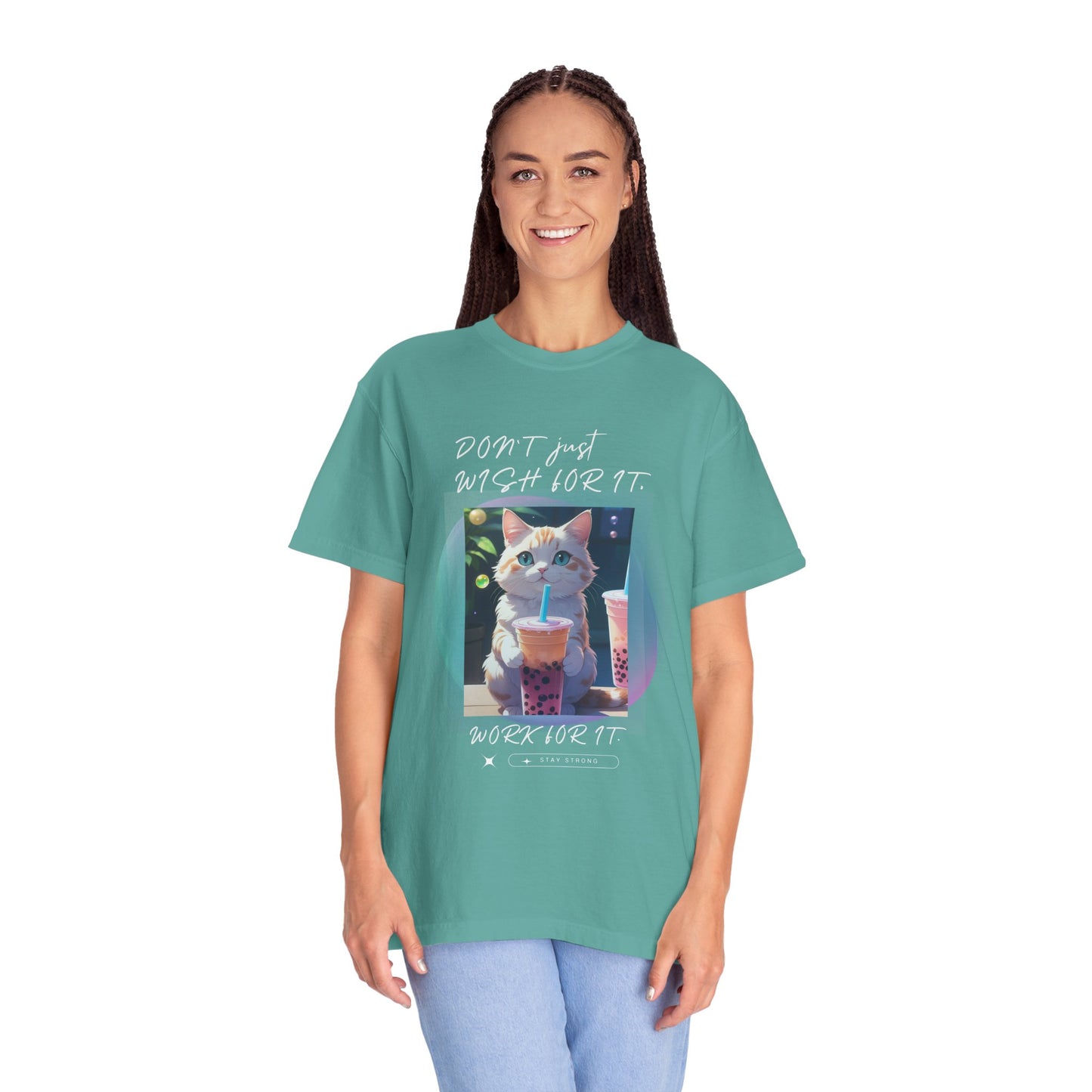 ARTISAN Cotton T-shirt cat design