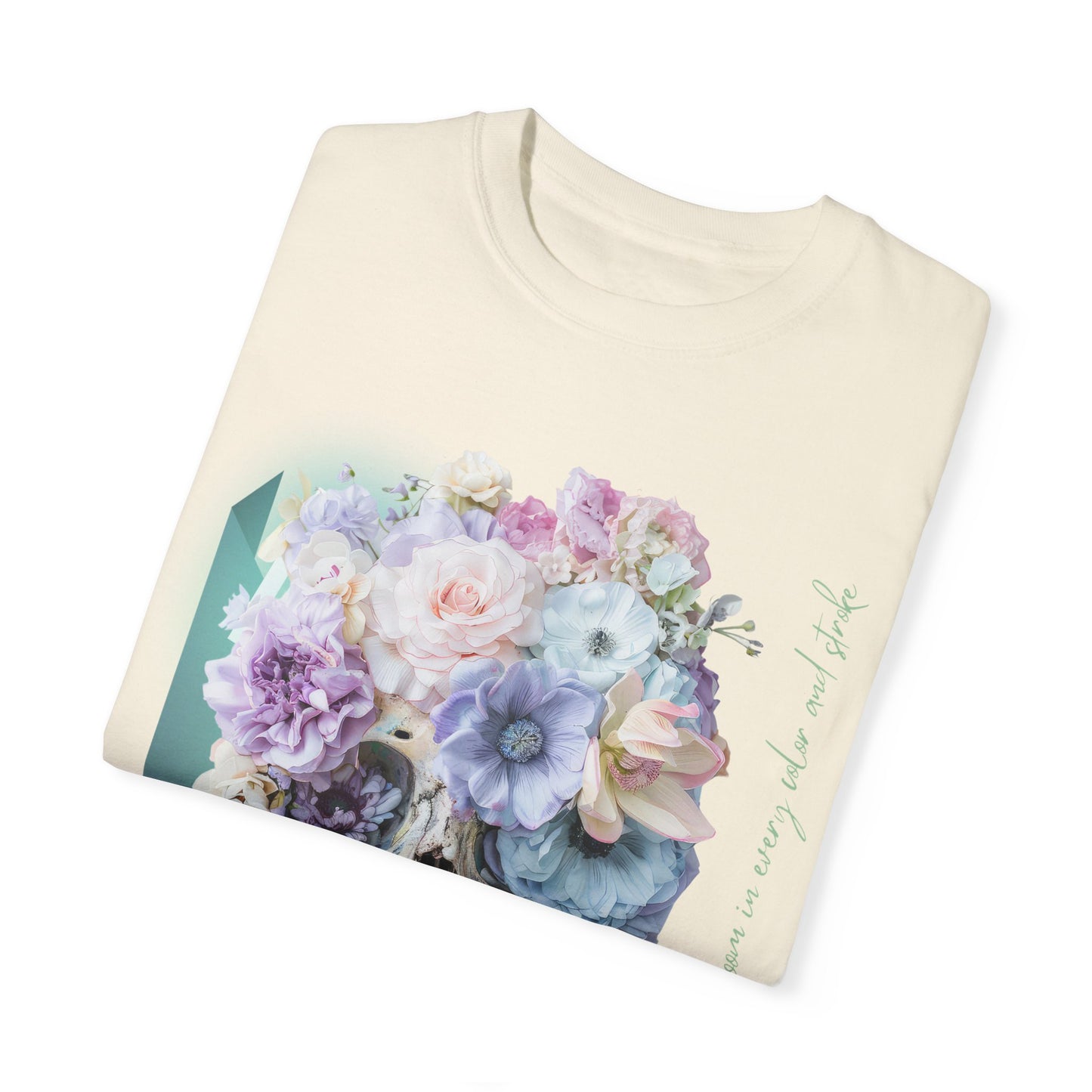 ARTISAN Cotton T-shirt flowers